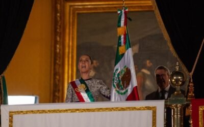 Claudia Sheinbaum encabeza su primer Grito de Independencia como presidenta de México